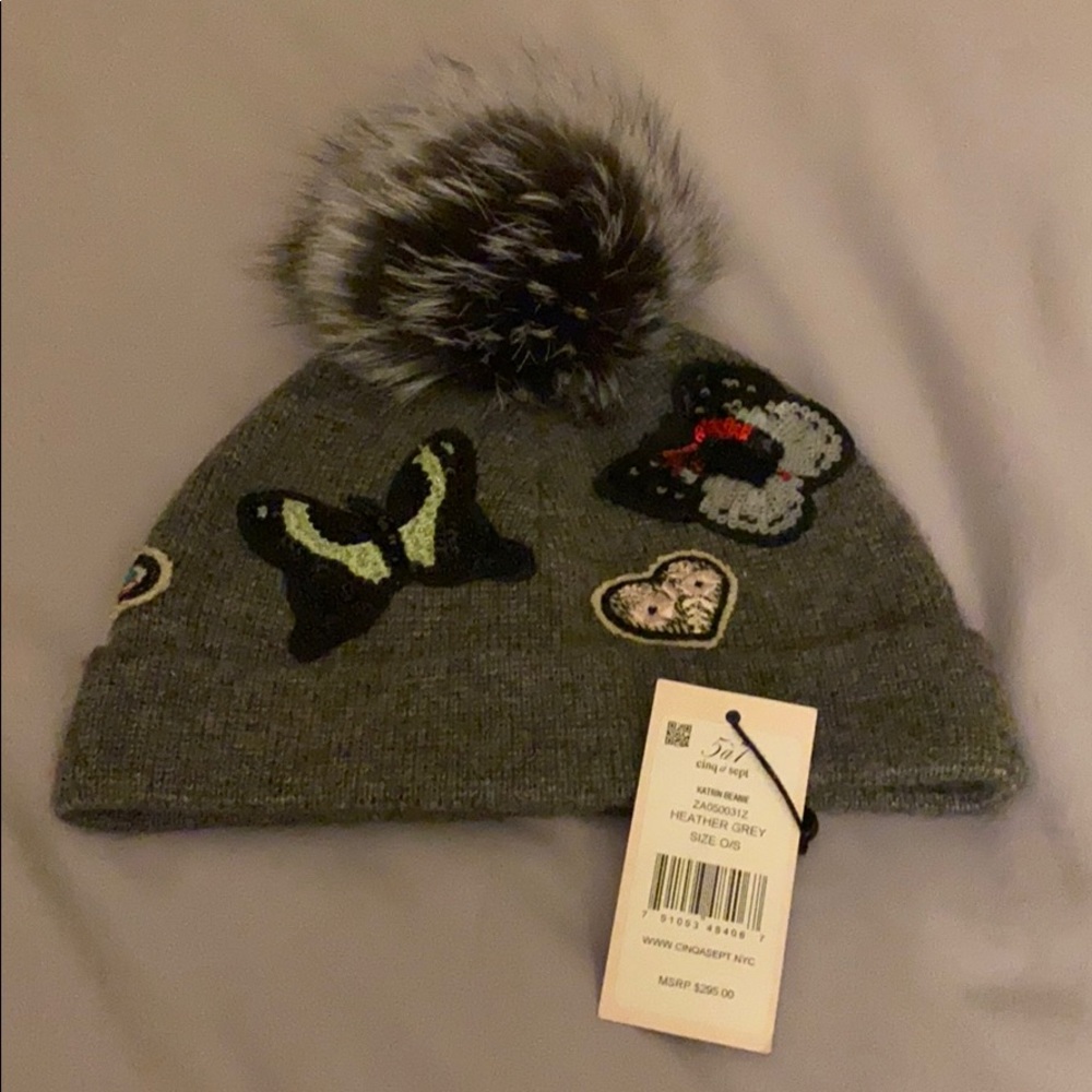 Cinq a sept embellished hat